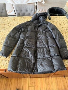 Eddie Bauer Black Women's Down Puffer Ski Jacket